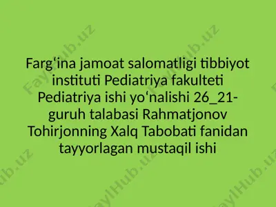 sigun usuli — PPTX