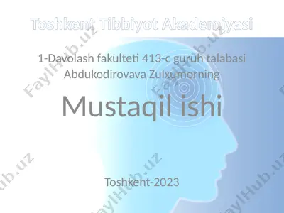 amputatsiya va ekzoartikulyatsiya — PPTX