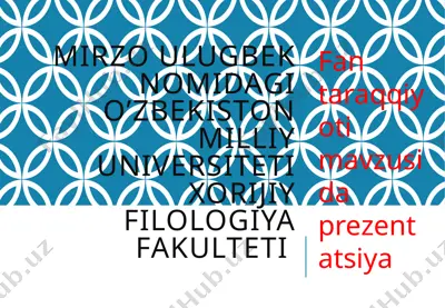 fan taraqqiyoti — PPTX