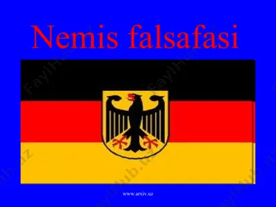 nemis falsafasi — PPT