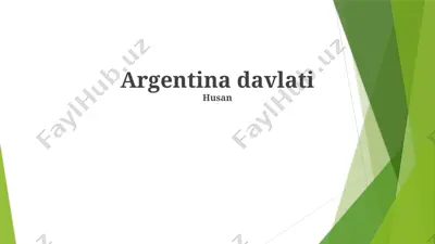 argentina iqtisodiyoti — PPTX