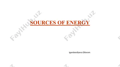 energy sources — PPTX