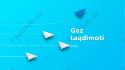gaz taqdimoti — PPTX
