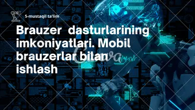 brauzer dasturiy imkoniyatlar — PDF