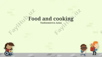 food and cooking — PPTX
