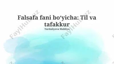 san'at falsafasiga kirish — PPTX