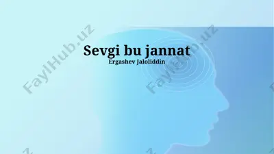 qalbning tilsiz so'zlari — PPTX