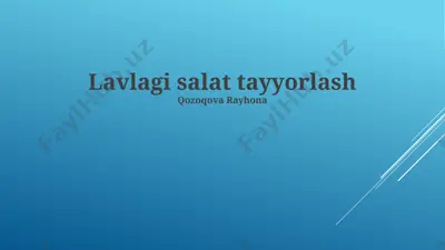 lavlagi salat — PPTX