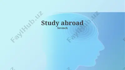 study abroad — PPTX