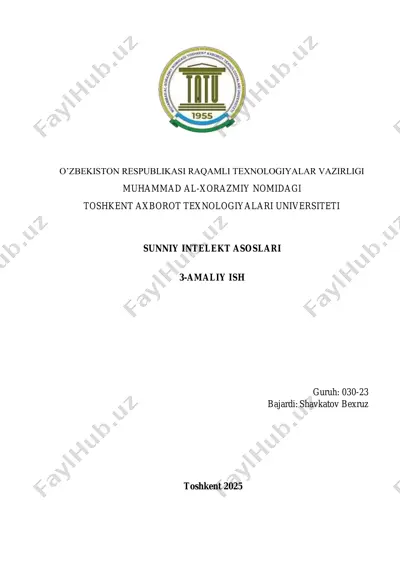 mashinali o‘qitishda o‘qituvchisiz o‘qitish algoritmlari — PDF