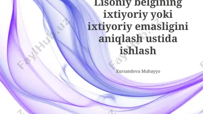 tajriba va klinik tadqiqotlar misollari — PPTX