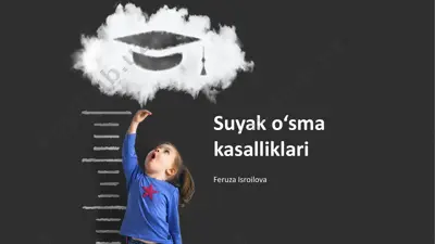 suyak o‘sma kasalliklari — PPTX