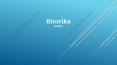 ritorika — PPTX