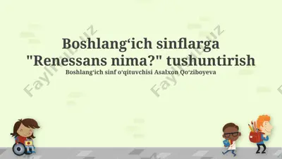 renessans nima? — PPTX