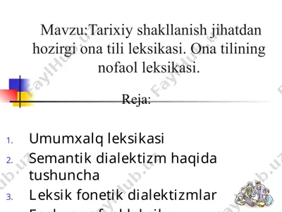 ona tilining tarixiy shakllanishi — PPTX