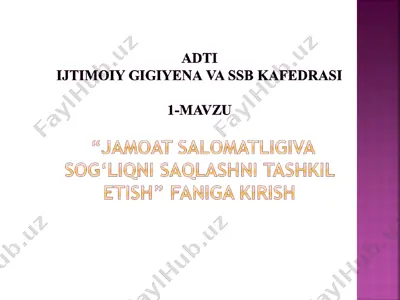statistik usul — PPT