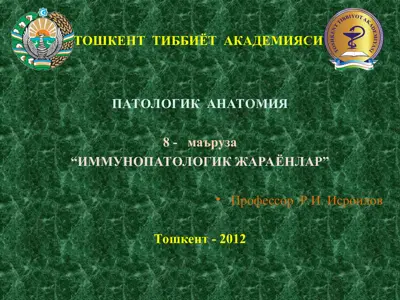 immunopatologik jarayonlar — PPT