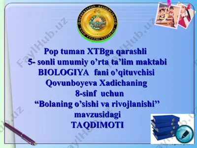 darsning texnologik xaritasi — PPT