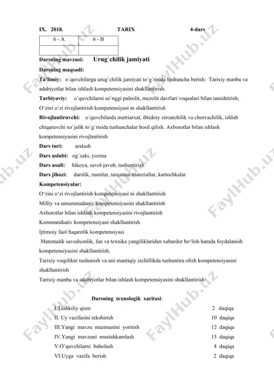 urug`chilik jamiyati — DOCX