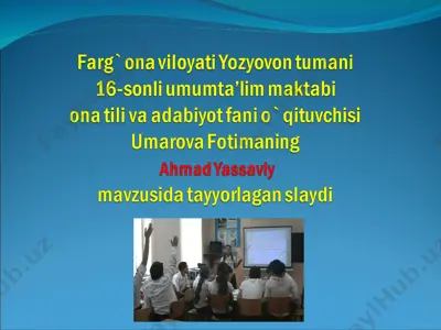 ahmad yassaviy — PPT