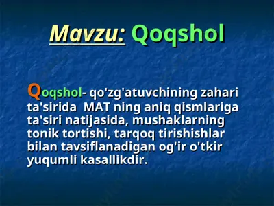qoqshol — PPT