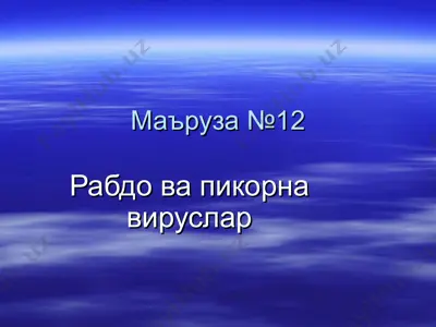rabdoviruslar — PPT