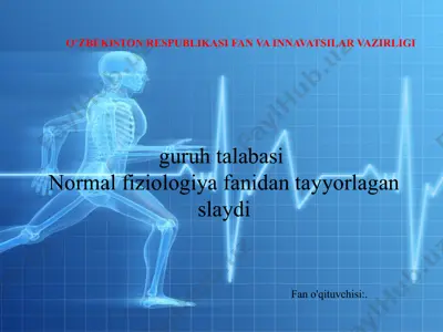 eshitish analizatorlari va vestibulyar analizatorlar — PPTX