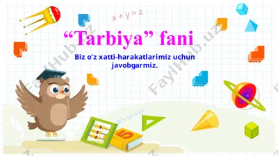 mas'uliyat va uning his etish usullari — PPTX