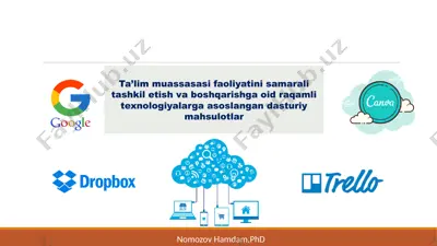 bulutli texnologiya — PPTX