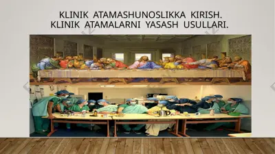klinik atamashunoslik — PPTX