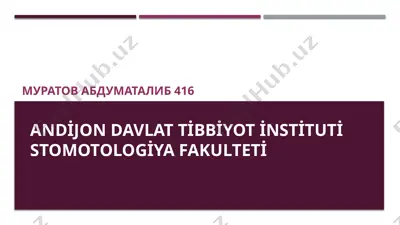 plastmassalar toʻgʻrisida qisqacha maʼlumotlar — PPTX