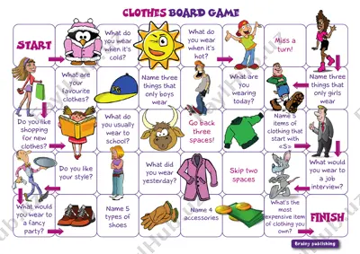 clothes board game — PDF