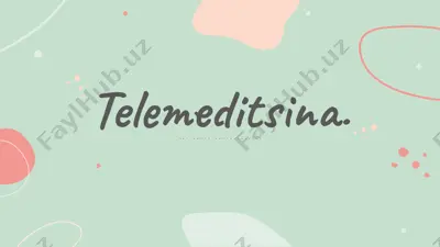 telemeditsina — PPTX