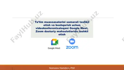 google meet — PPTX