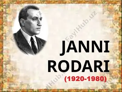 janni rodari — PPTX