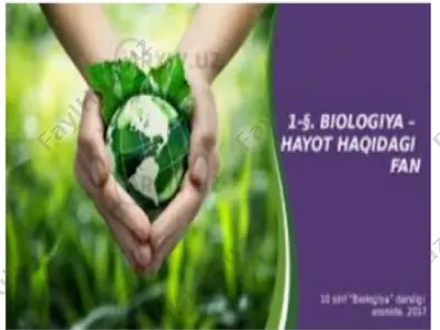biologiya — PPTX