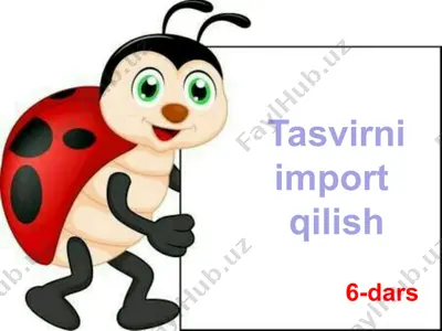tasvirni import qilish — PPTX