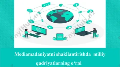 qadriyatlar va ularning ahamiyati — PPTX
