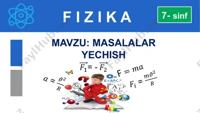 fizika masalalar — PPTX