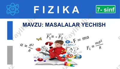 masalalar yechish — PPTX