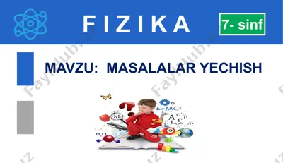 fizika masalalari — PPTX