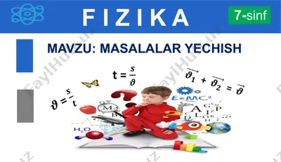 fizika masalalar yechish — PPTX