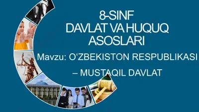 mustaqillikning huquqiy asoslari — PPTX