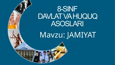 jamiyat va uning ma'nosi — PPTX