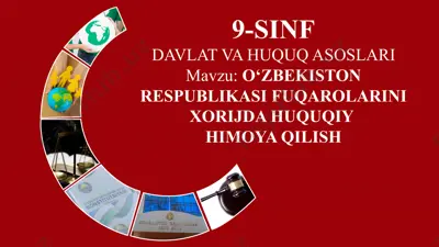 o‘zbekiston respublikasi fuqarolarini xorijda huquqiy himoya qilish — PPTX