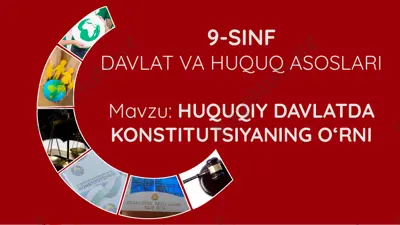huquqiy davlat va huquq asoslari — PPTX