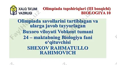 restriksion fragmentning xaritasi — PPTX