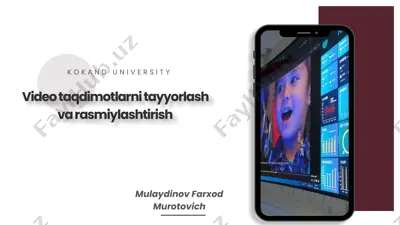 videotaqdimotlar — PPTX
