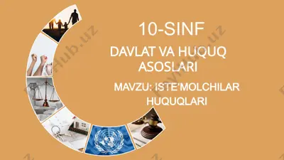 davlat va huquq asoslari — PPTX