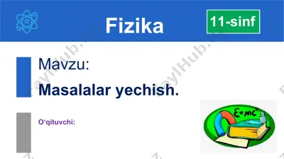 fizika sinov testi — PPTX